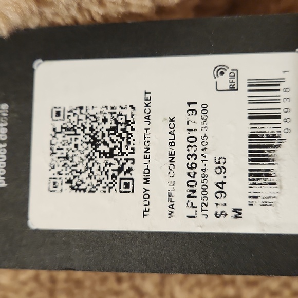 ❤️ NWT! FABLETICS TEDDY MID-LENGTH JACKET, MEDIUM - Picture 7 of 15